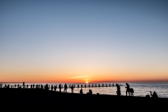 Sonnenuntergang in Singst